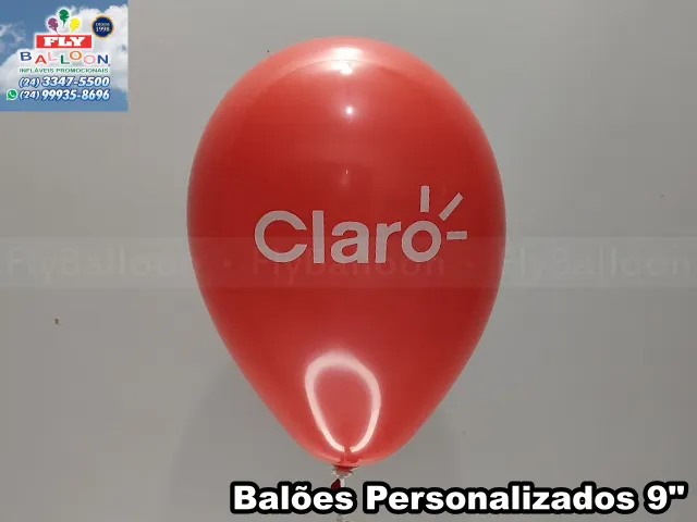 Balão personalizado com logomarca para Claro