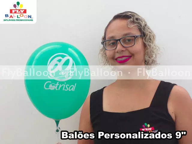 Balão personalizado com logomarca para Cotrisal