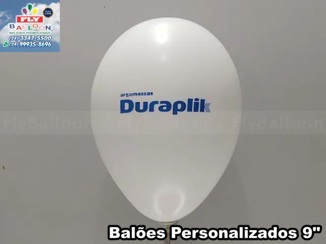 Balão personalizado com logomarca para Duraplik