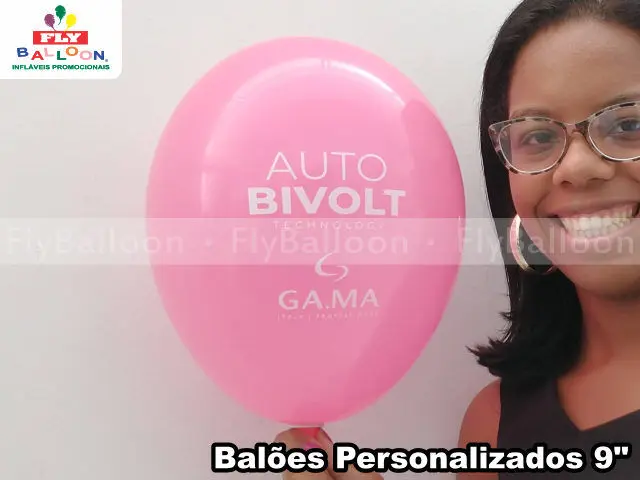 Balão personalizado com logomarca para Gama Italy