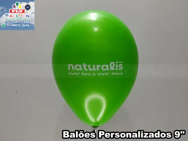 Balão personalizado com logomarca para Naturalis Pet Food