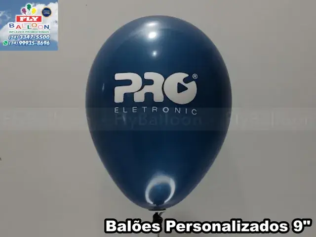 Balão personalizado com logomarca para Pro Eletronic