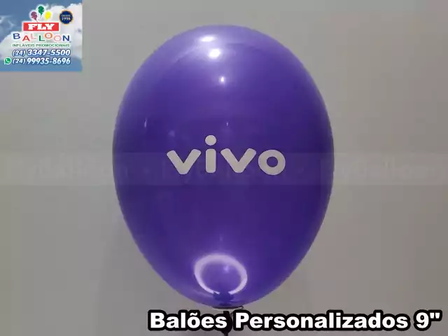 Balão personalizado com logomarca para Vivo